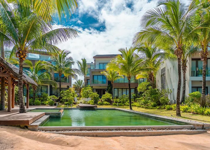 Stunning Belle Mare Beachfront Luxury Apartment